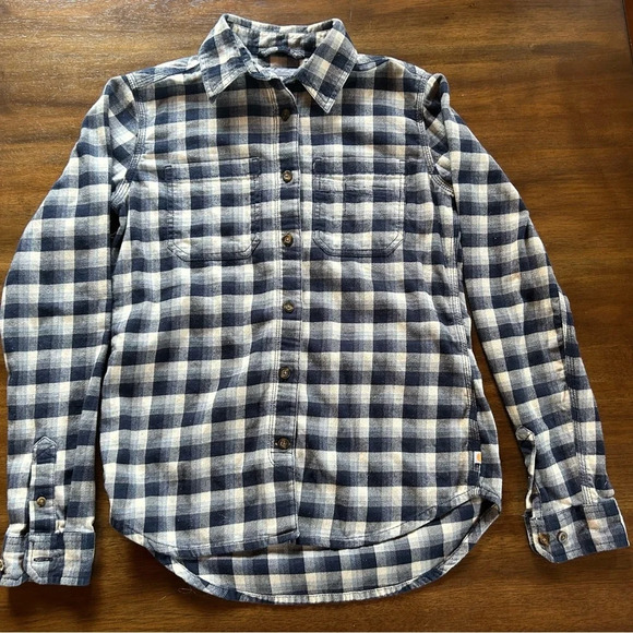Carhartt Navy blue flannel Women's size XS (0/2) - Picture 2 of 8